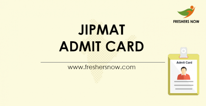 JIPMAT Admit Card