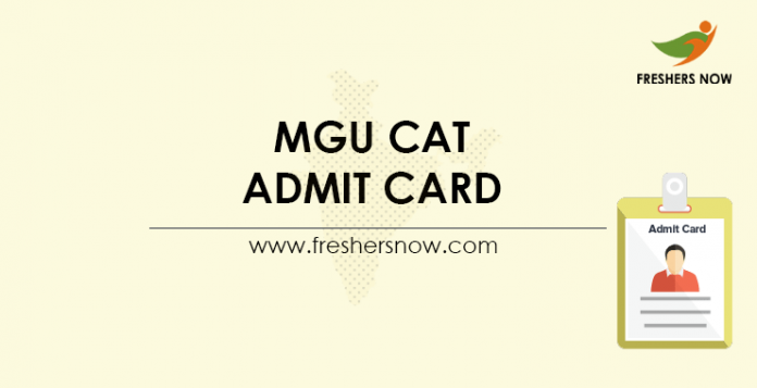 MGU-CAT-Admit-Card