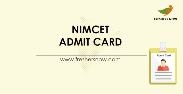 NIMCET-Admit-Card