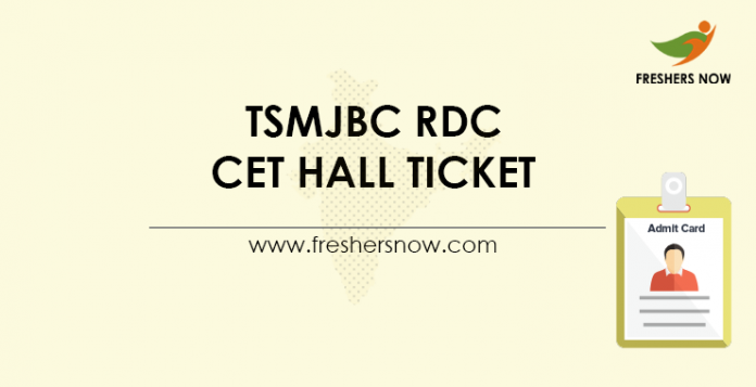 TSMJBC-RDC-CET-Hall-Ticket