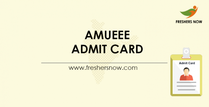 AMUEEE Admit Card