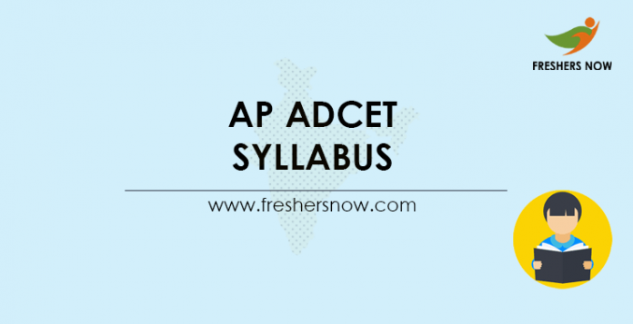 AP ADCET Syllabus