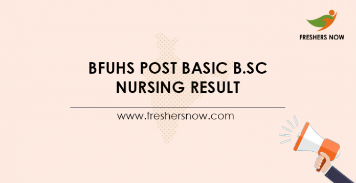 BFUHS-Post-Basic-B.Sc-Nursing-Result