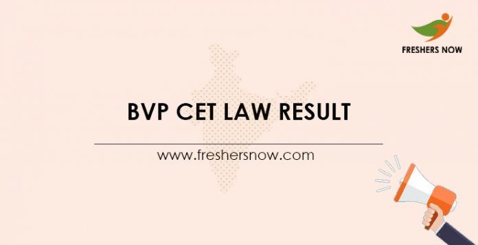 BVP-CET-Law-Result