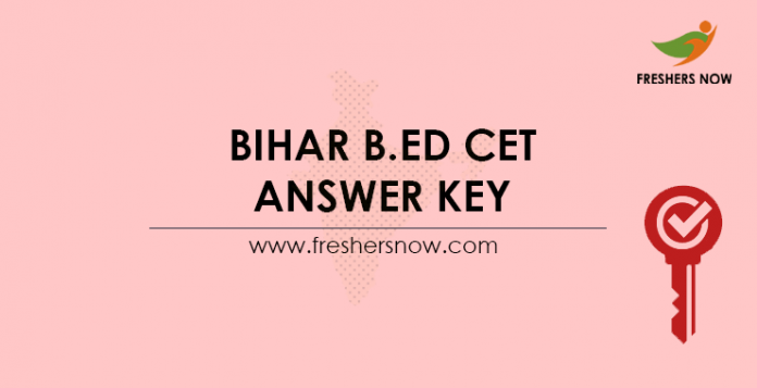 Bihar B.Ed CET Answer Key