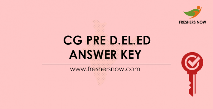 CG-Pre-D.El.Ed-Answer-Key