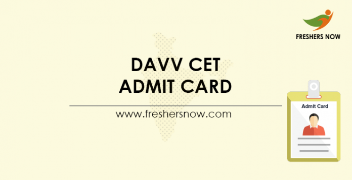 DAVV-CET-Admit-Card