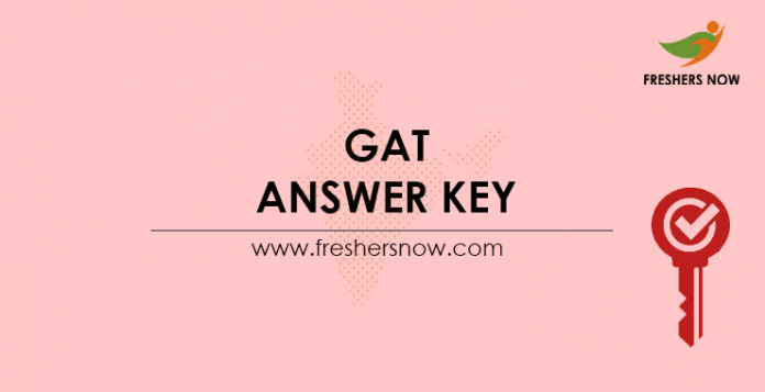 GAT-Answer-Key