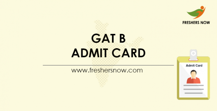 GAT-B-Admit-Card