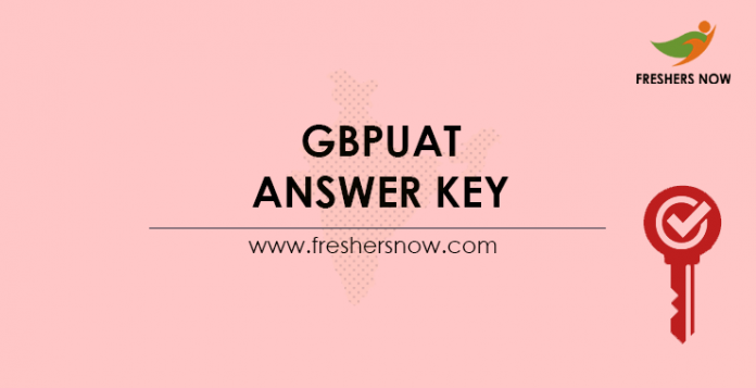 GBPUAT-Answer-Key