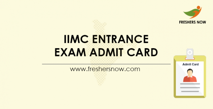 IIMC-Entrance-Exam-Admit-Card