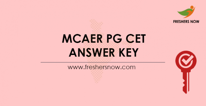 MCAER-PG-CET-Answer-Key