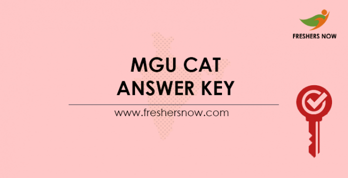 MGU-CAT-Answer-Key