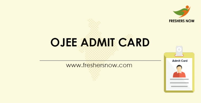 OJEE Admit Card