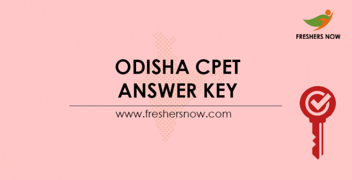 Odisha CPET Answer Key