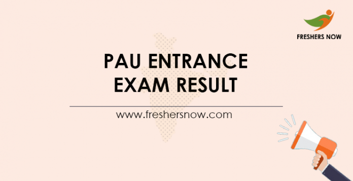 PAU-Entrance-Exam-Result