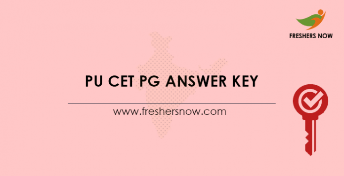 PU CET PG Answer Key