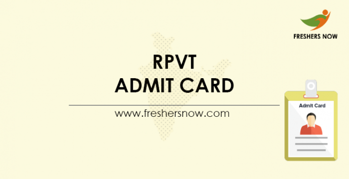 RPVT Admit Card