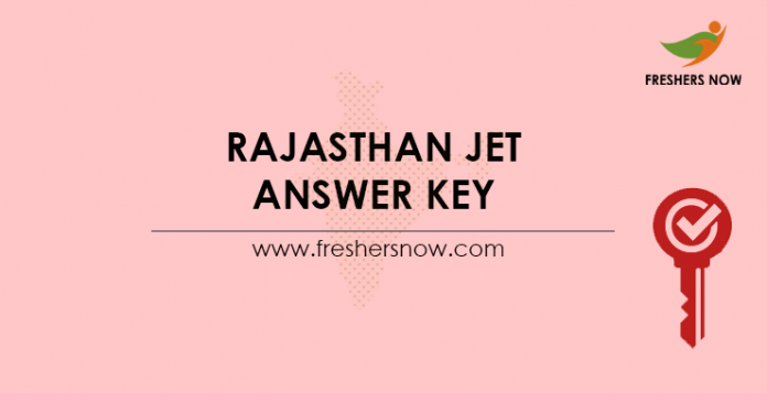 Rajasthan JET Answer Key