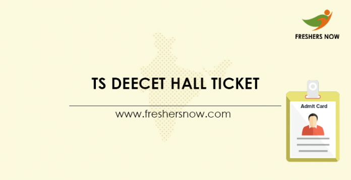 TS DEECET Hall Ticket