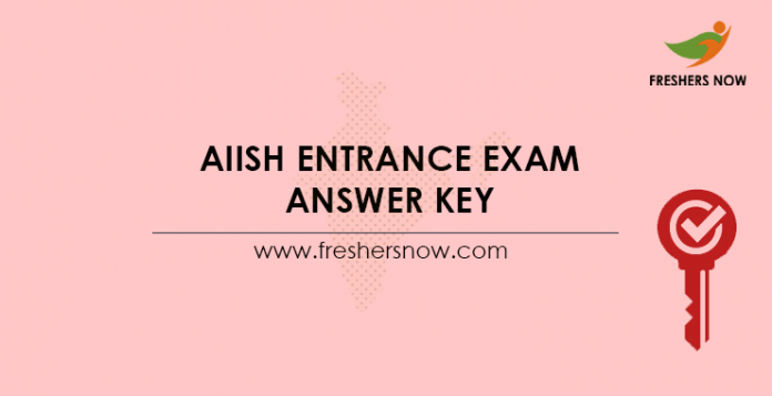 AIISH Entrance Exam Answer Key