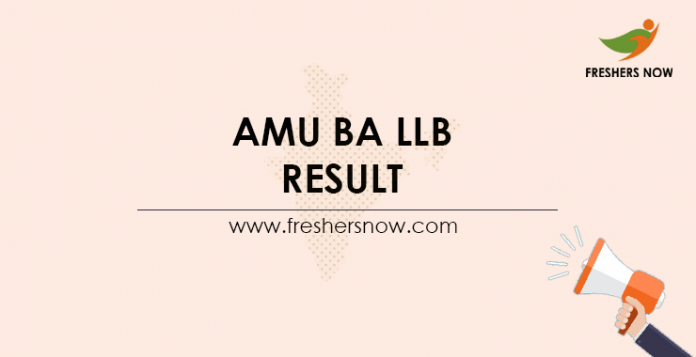 AMU-BA-LLB-Result