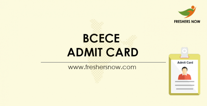 BCECE Admit Card