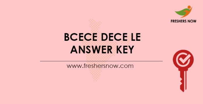 BCECE DECE LE Answer Key