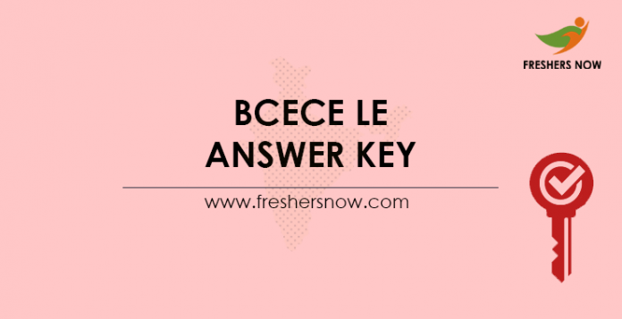 BCECE-LE-Answer-Key