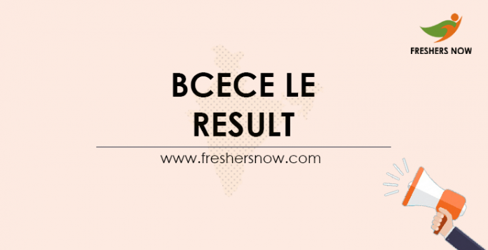 BCECE LE Result