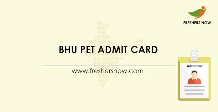 BHU-PET-Admit-Card