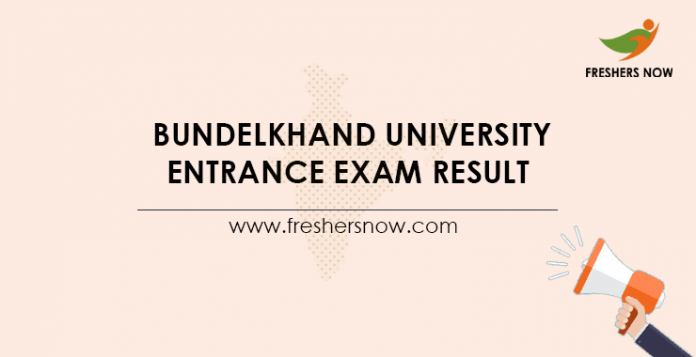 Bundelkhand-University-Entrance-Exam-Result