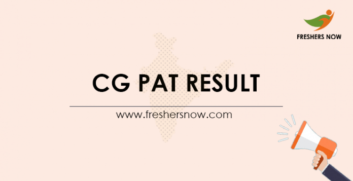 CG PAT Result