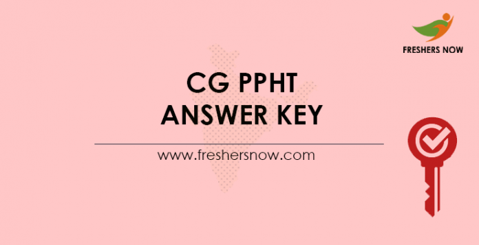 CG PPHT Answer Key