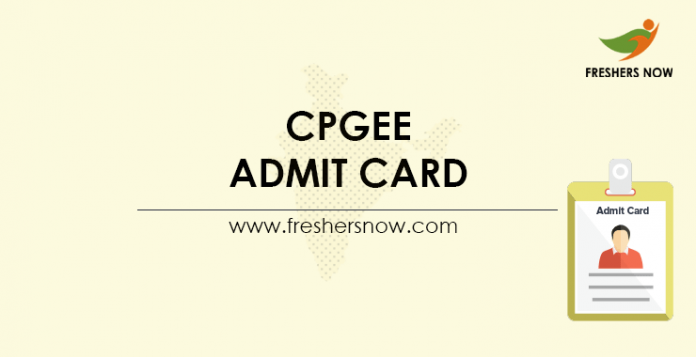 CPGEE-Admit-Card