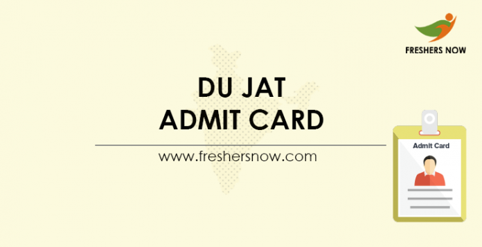 DU-JAT-Admit-Card