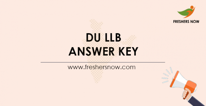 DU LLB Answer Key