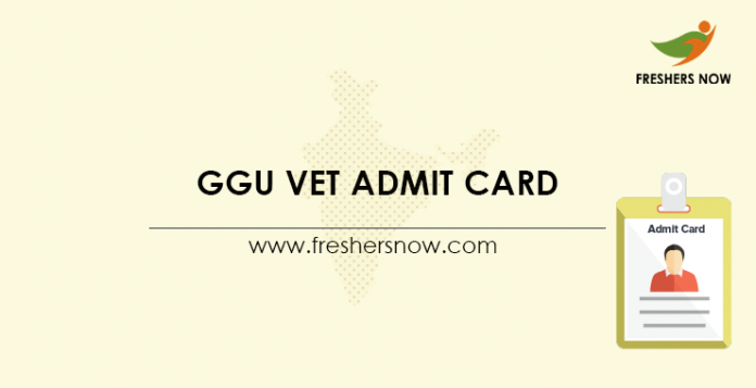 GGU-VET-Admit-Card