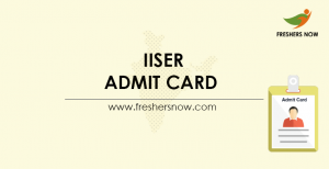 IISER Aptitude Test Admit Card 2024 | IAT Exam Date