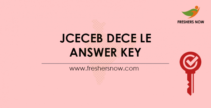 JCECEB-DECE-LE-Answer-Key