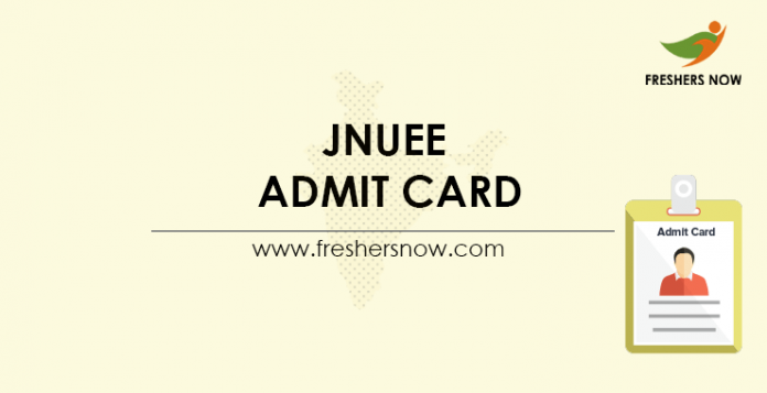 JNUEE Admit Card