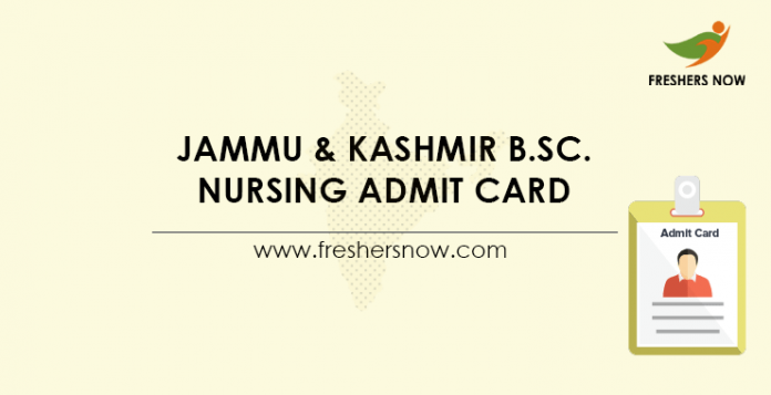 Jammu-&-Kashmir-B.Sc.-Nursing-Admit-Card