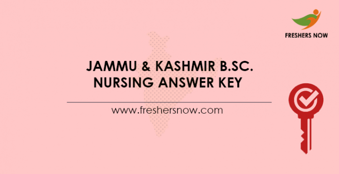 Jammu-&-Kashmir-B.Sc.-Nursing-Answer-Key