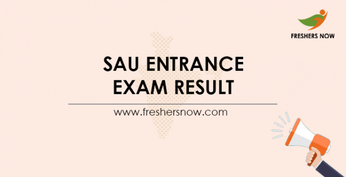 SAU-Entrance-Exam-Result