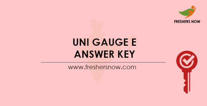 Uni-GAUGE-E-Answer-Key