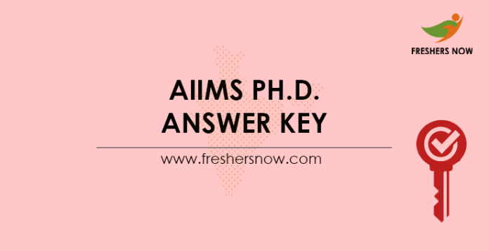 AIIMS Ph.D. Answer Key