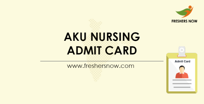 AKU Nursing Admit Card