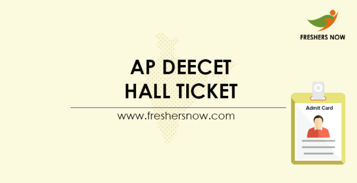 AP DEECET Hall Ticket