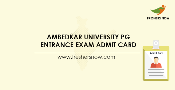 Ambedkar-University-PG-Entrance-Exam-Admit-Card