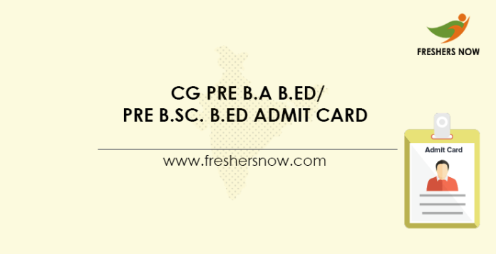 CG-Pre-B.A-B.Ed-Pre-B.Sc.-B.Ed-Admit-Card